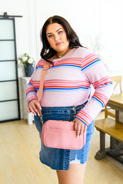 Sweet Like Candy Striped Long Sleeve Top