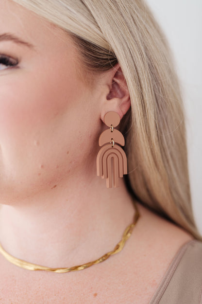 This Promise Earrings, Brown