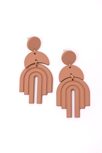 This Promise Earrings, Brown