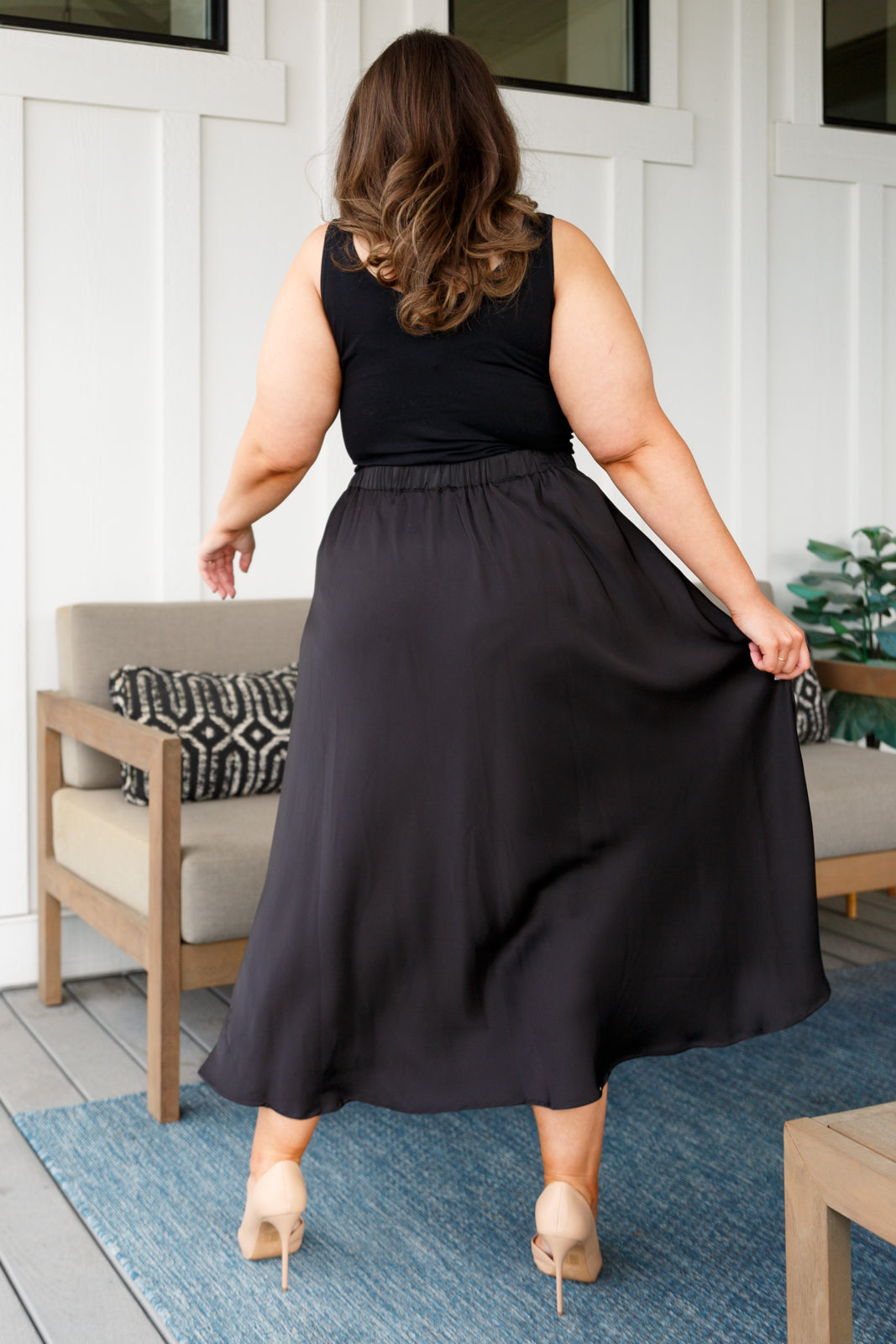 Timeless Tale Maxi Skirt, Black