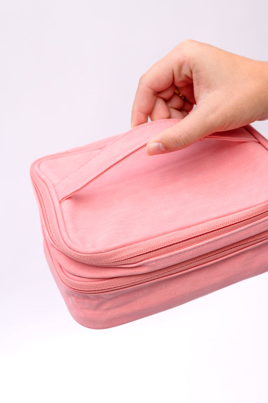 Travel Cord Organizer Case, Pink