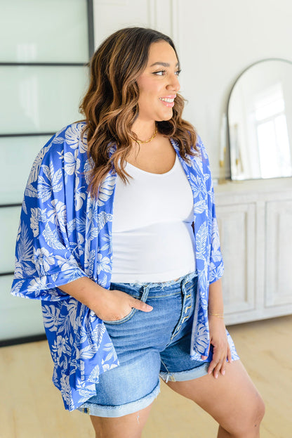 Tropical Stories Kimono Top