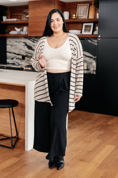 Weekend Adventure Striped Cardigan