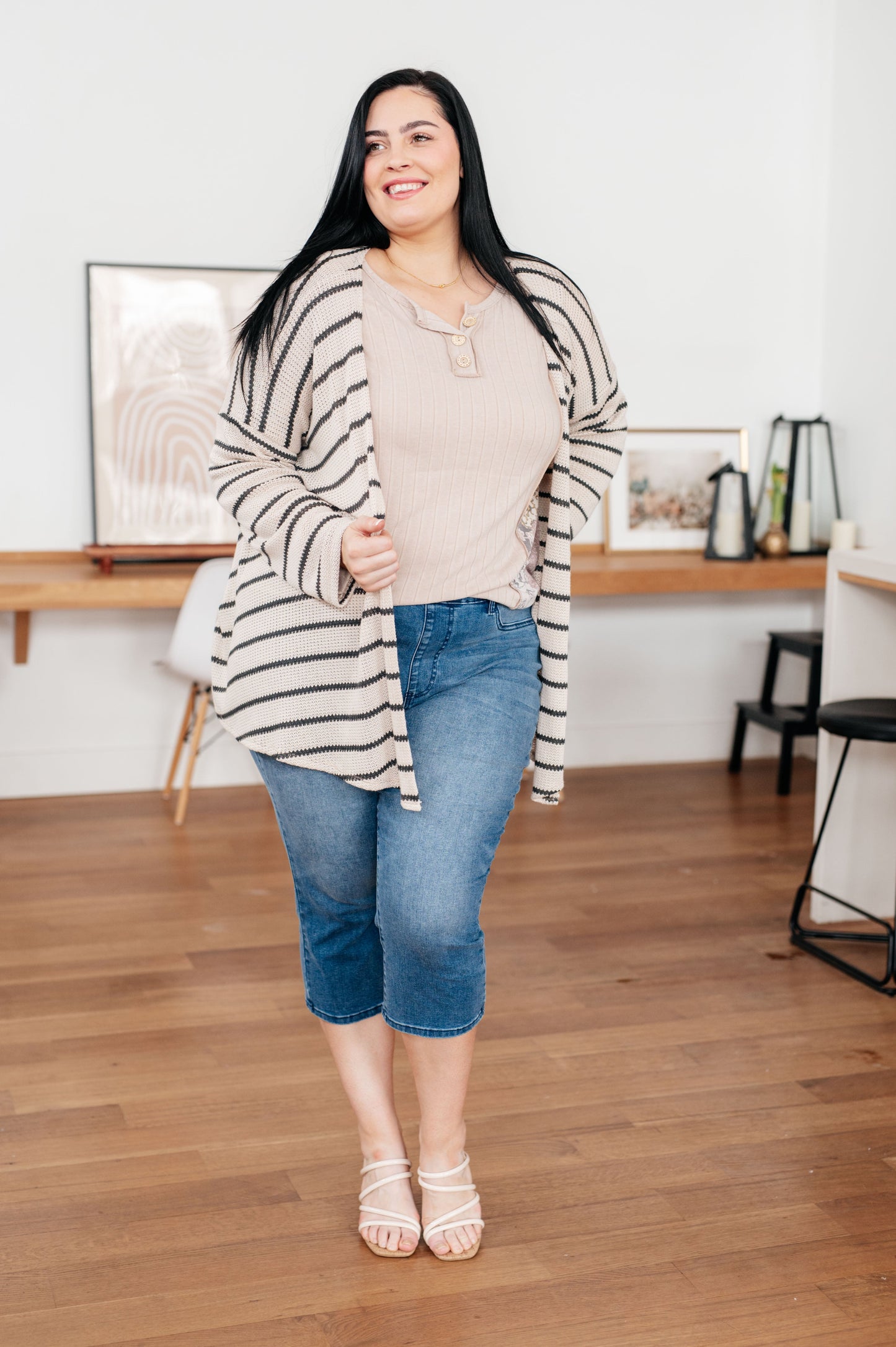 Weekend Adventure Striped Cardigan