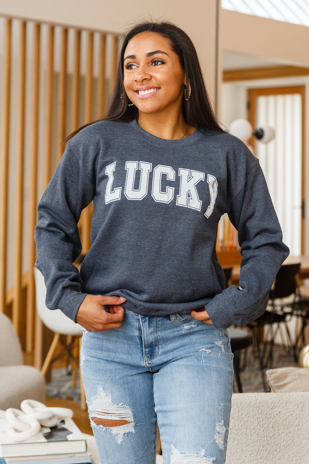 Lucky Crew Neck Sweatshirt