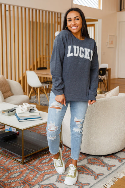 Lucky Crew Neck Sweatshirt