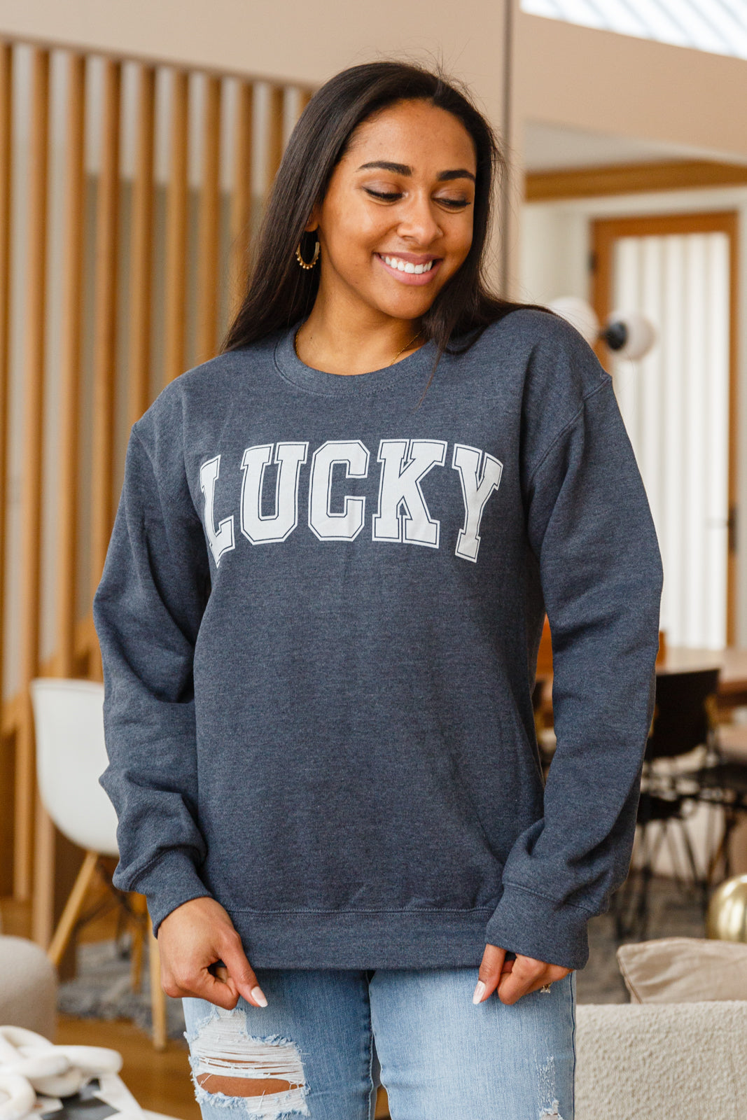 Lucky Crew Neck Sweatshirt