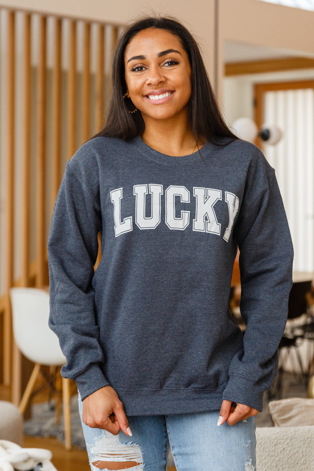 Lucky Crew Neck Sweatshirt